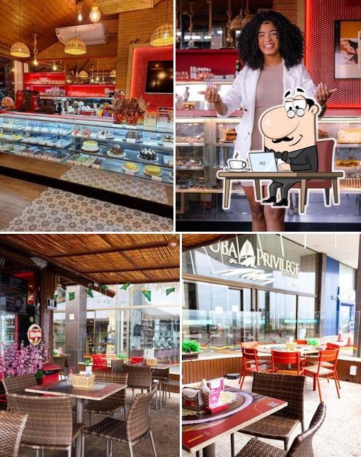 O interior do Pãozinho Delícia