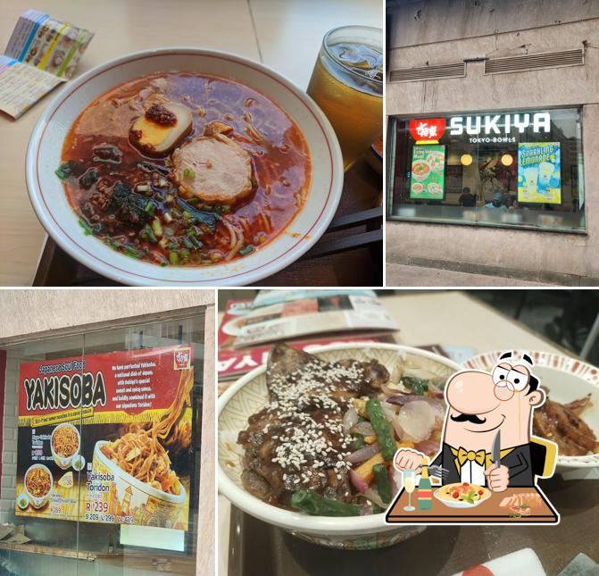 Meals at Sukiya Tokyo Bowls