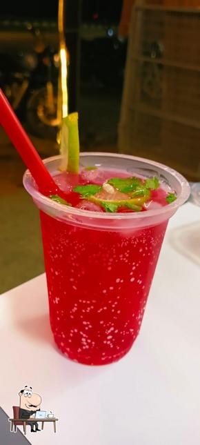 The interior of Venkatesh tea shop