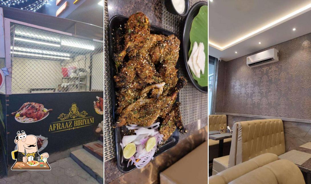Meals at Afraaz Biriyani