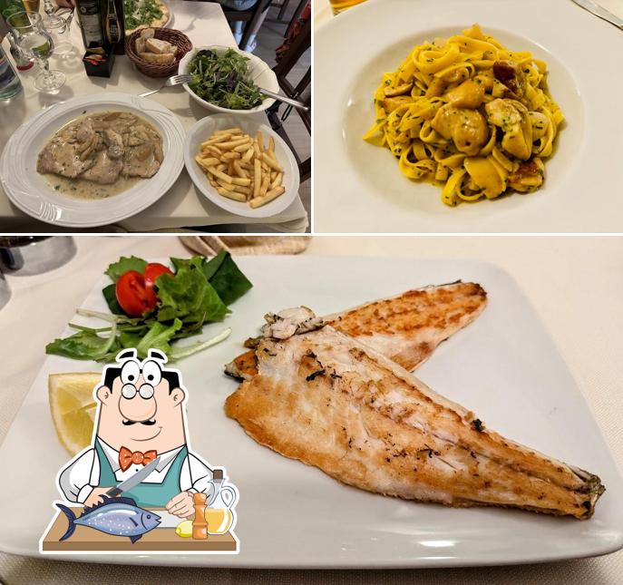 Salmone grigliato al Fontana Ristorante Pizzeria