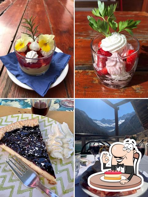 Cheesecake al ristorante alpino