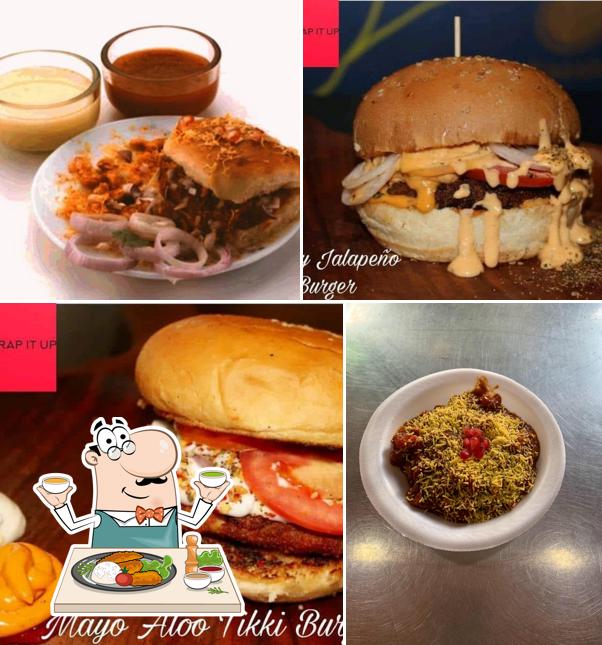 Pulled pork sandwich at Dilkhush Dabeli King
