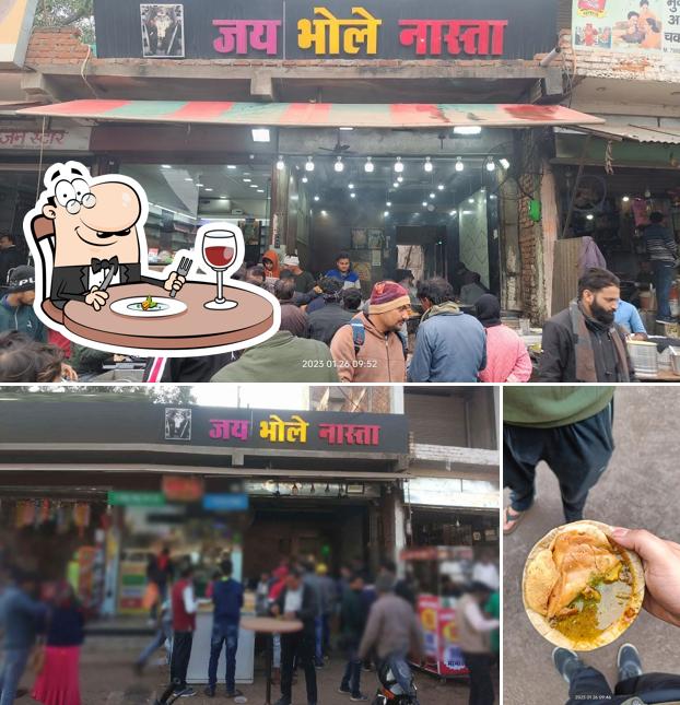 Meals at Jai Bhole Nasta Corner