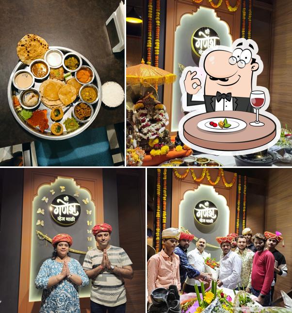 Food at Shri Ganesh Veg Thali श्री गणेश व्हेज थाळी