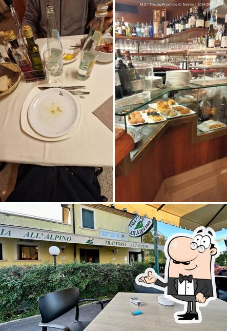 Gli interni di Trattoria All'Alpino - Treviso