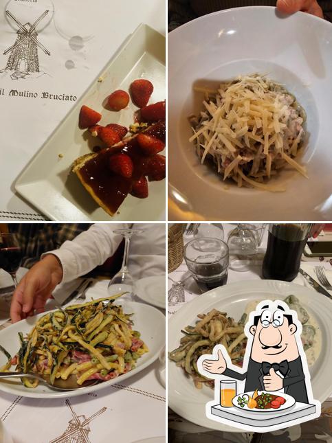 Cibo al Trattoria Mulino Bruciato