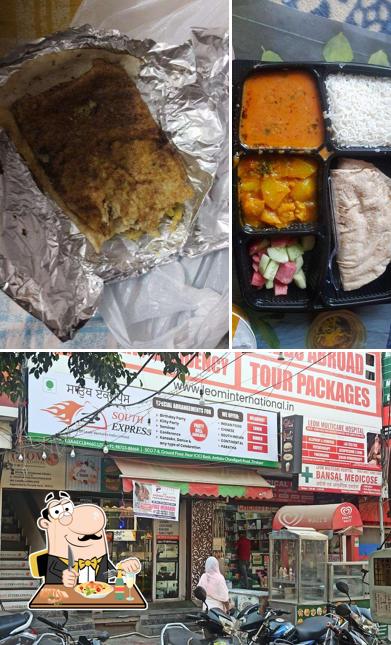 The photo of South express’s food and exterior