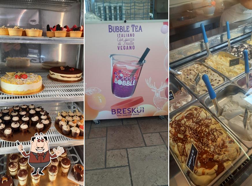 Platti al Gelateria Isabella