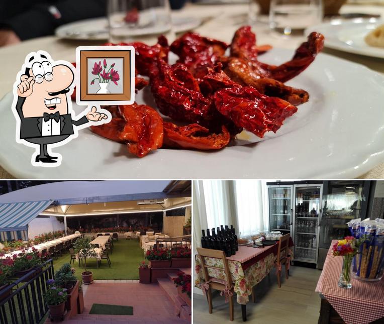 La foto della interni e cibo di La Villa Resort Charme & Relax