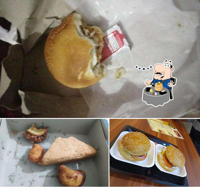 Food at Cafe Goldys Burger