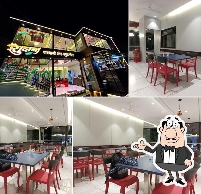 The interior of New Sudama Pavbhaji