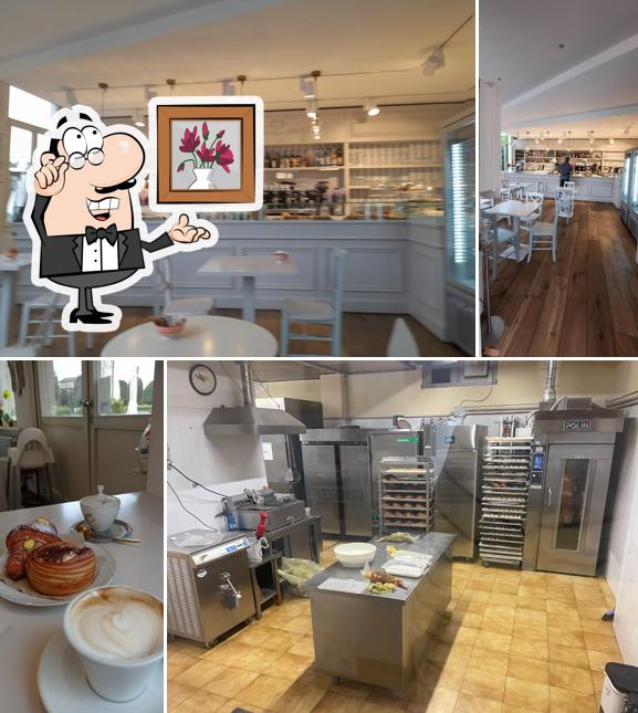 Gli interni di Pan di Zenzero Pasticceria