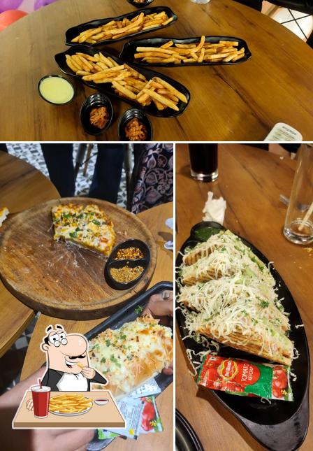 French fries at SUNRISER CAFE & RESTRO