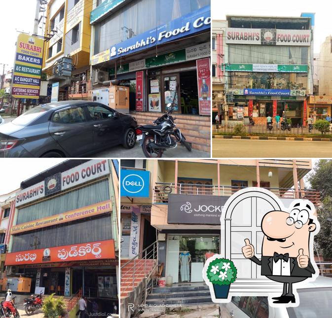The exterior of Surabhi's Food Court