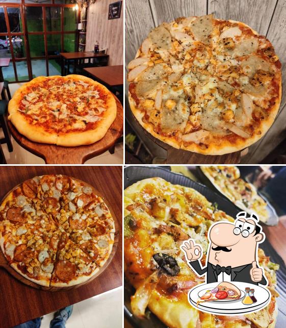 Pick different types of pizza