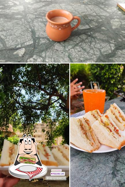 Club sandwich at Prachina Cafe