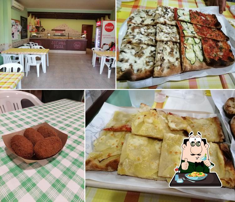 Platti al Pizzeria Da Sor'Anna