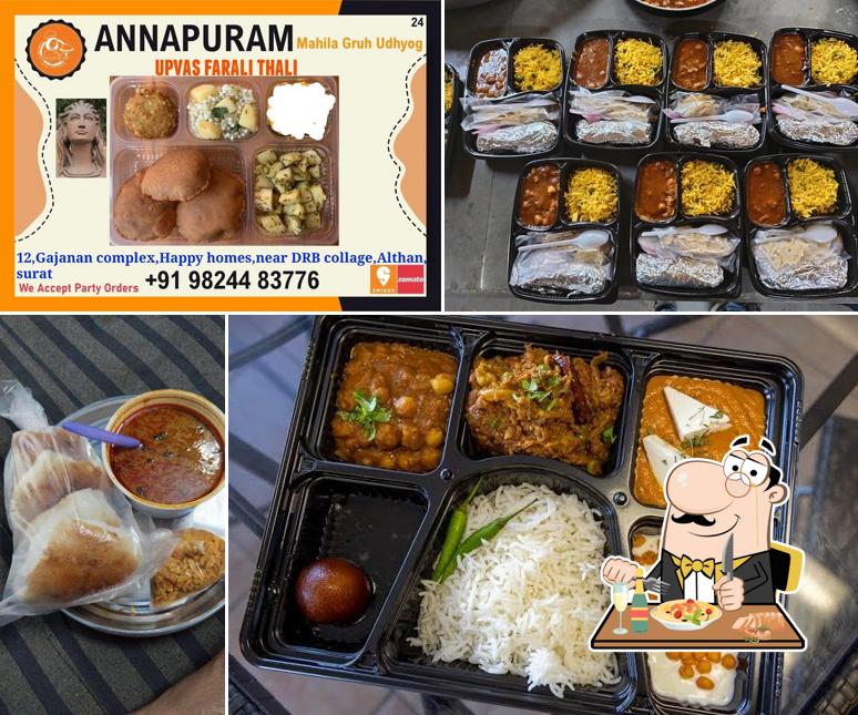 Food at Shree Annapuram Mahila Gruh Udhyog