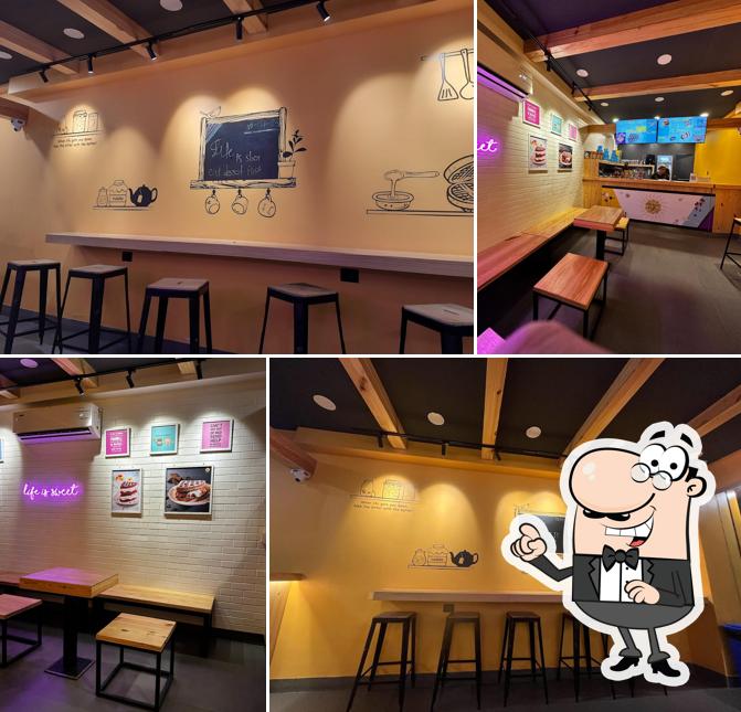 The interior of The Belgian Waffle Co