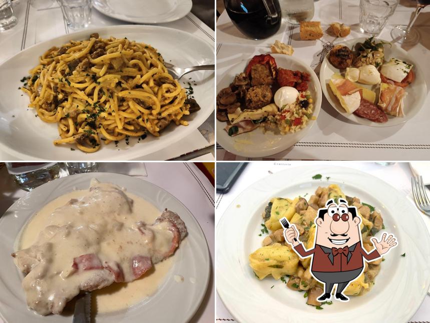Cibo al Trattoria Mulino Bruciato