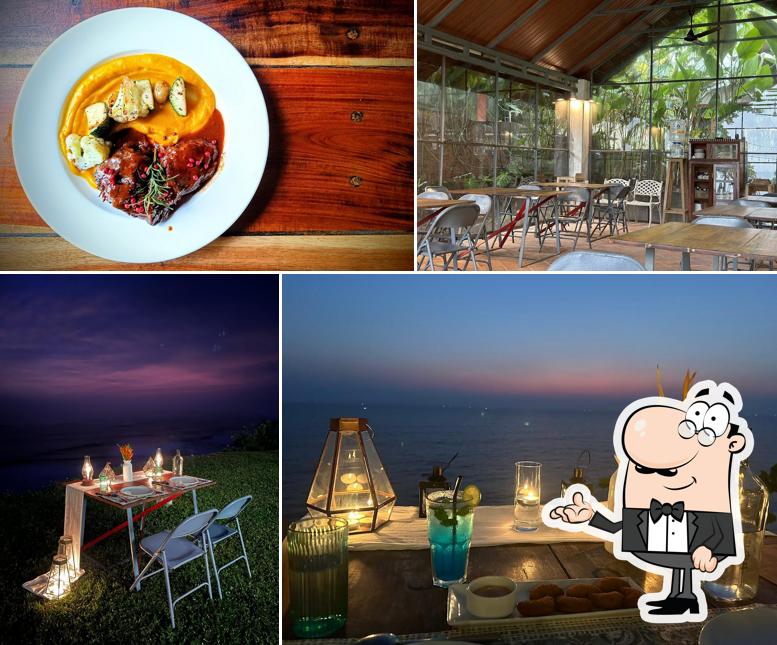 Take a seat at one of the tables at Cafe Trip is Life