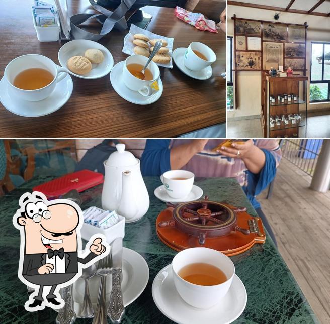 The picture of interior and exterior at Margaret's Deck Tea Lounge (Goodricke Tea Pot)