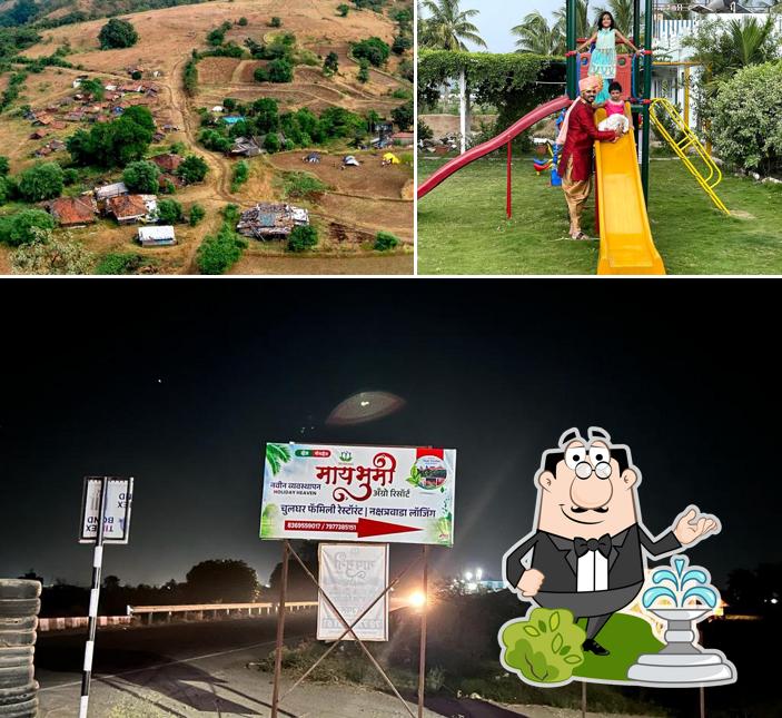 Enjoy the view at the outside area of Mybhumi Resort
