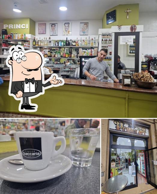 La immagine della interni e cibo di Bar Princi