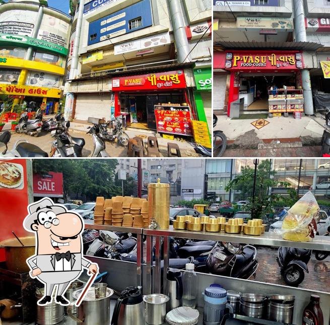 The exterior of P. Vasu Food Court