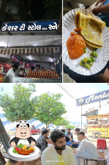 This is the picture displaying food and exterior at kesar tea stall & Pan Parlour