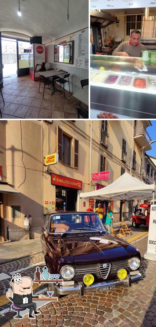 Gli interni di Hamza Pizza Kebab