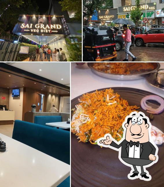 The photo of Sai Grand Veg Diet’s interior and exterior