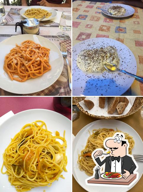 Cibo al Trattoria Etrusca