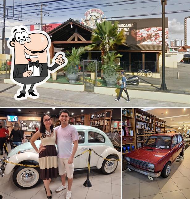 Desfrute da vista do exterior Churrascaria Boi D'Ouro