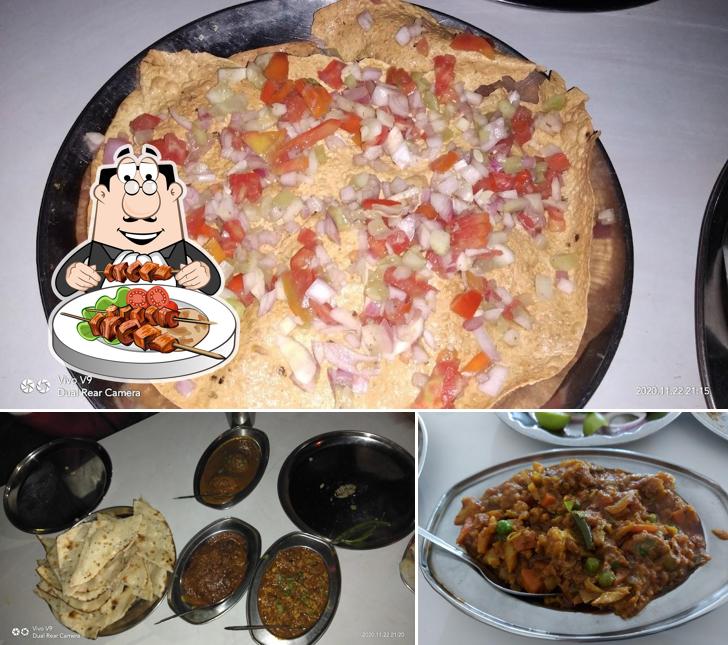 Food at Samrat dhaba