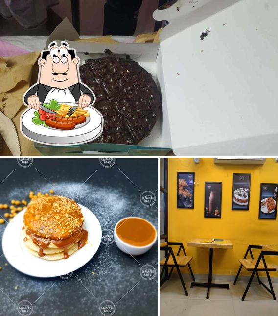 The Belgian Waffle Cafe is distinguished by food and interior