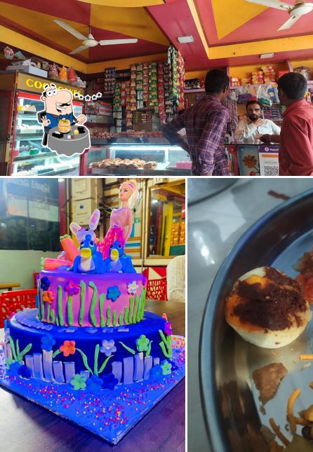 Check out the image displaying food and interior at Banglore Bakery