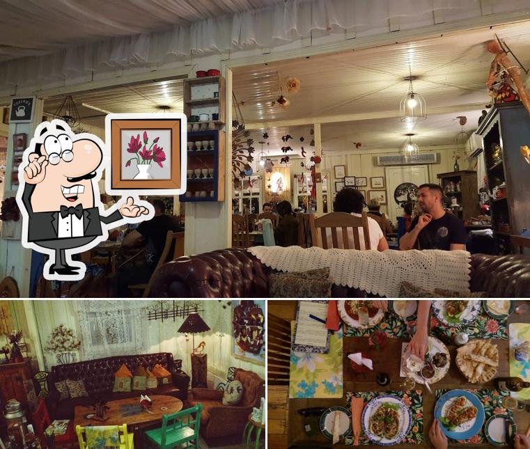 Veja imagens do interior do Empório com Arte