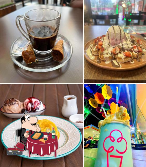 Waffles em Belari Gelato Artesanal