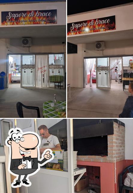 Gli interni di Sapore di Brace