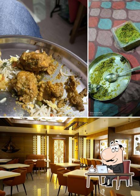 The interior of New Satyam Multicuisine Restaurant