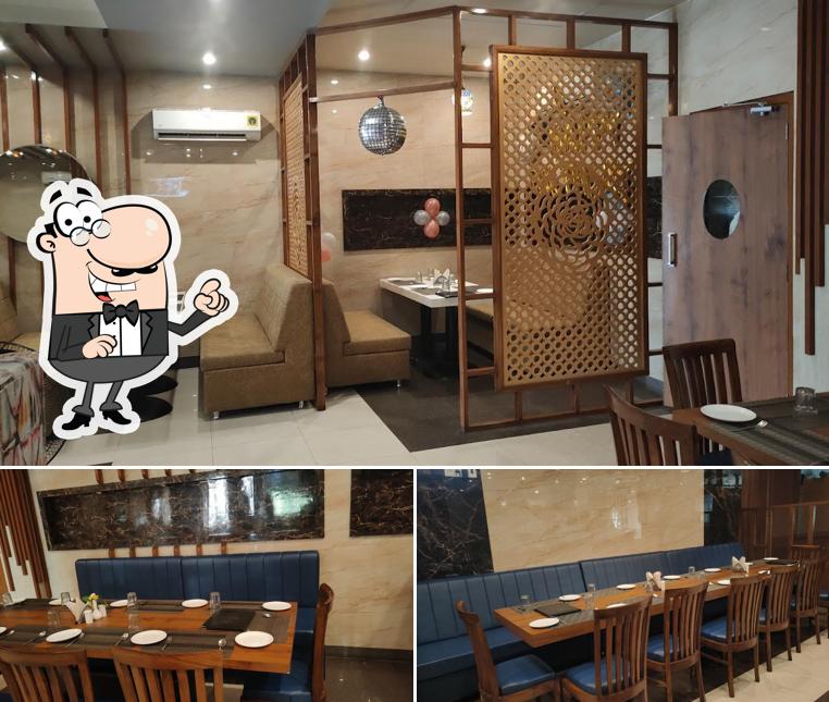 Take a seat at one of the tables at Darshna’s Dining