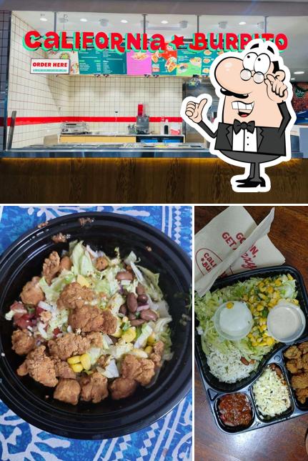 The interior of California Burrito Mexican Kitchen @ Marina Mall