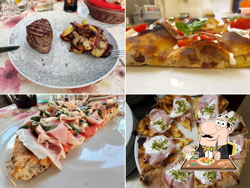 Platti al Osteria pizzeria Barbarossa