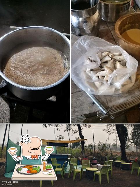 This is the picture depicting food and interior at ANIL TEA STALL