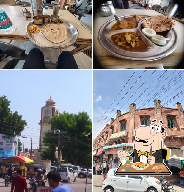 This is the picture displaying food and exterior at Ramlal Ji Ka Bassa