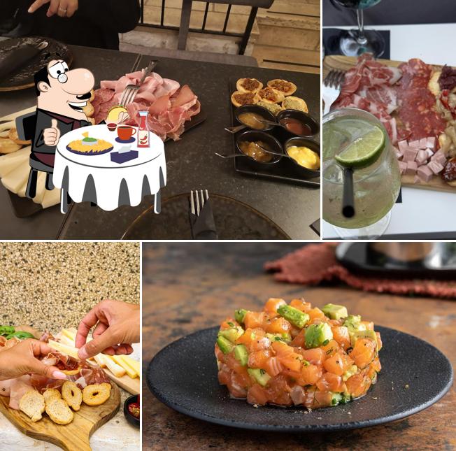 Piatto di formaggi al SottoSopra Cocktail Bar