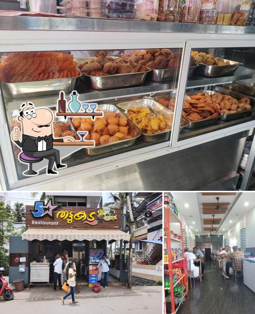 Check out the photo depicting interior and exterior at 5 Star Thattukada