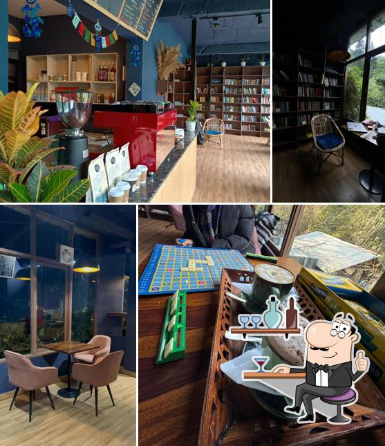Check out how Openbook Coffee & Library, Jibhi looks inside